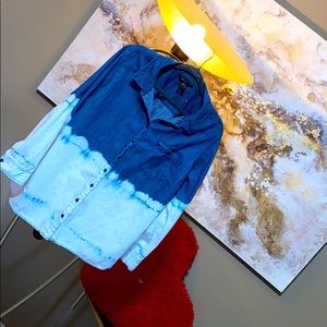 ❤️Denim Jean Tie Dyed Shirt